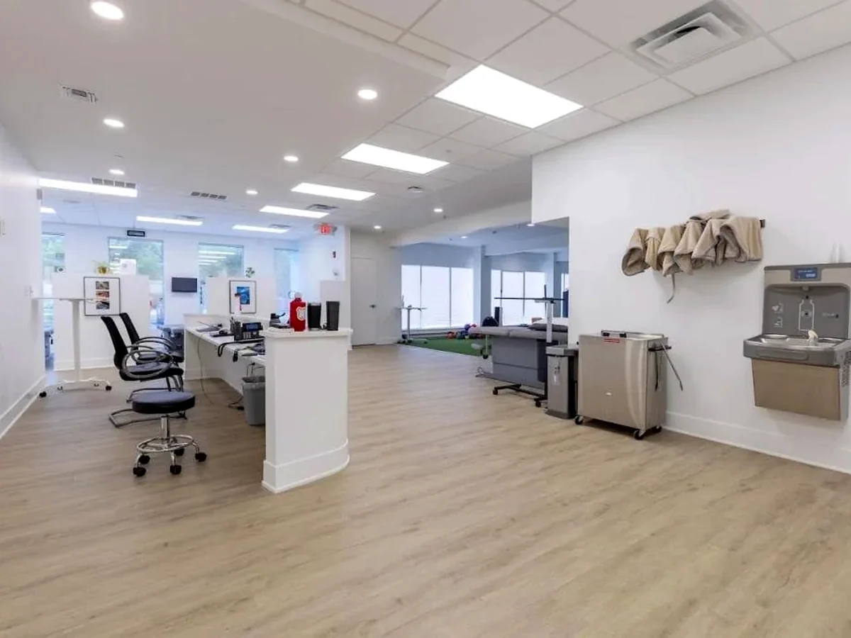 Finished commercial space after corrective construction
