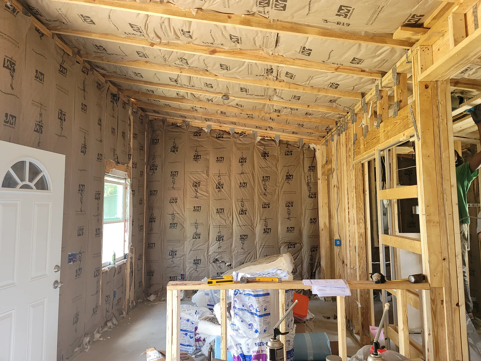 Residential renovation construction