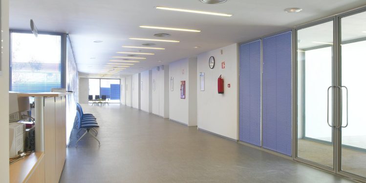 An empty waiting area